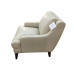 Jazaria Leather Chair and Ottoman Set
