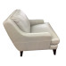 Jazaria Leather Chair and Ottoman Set