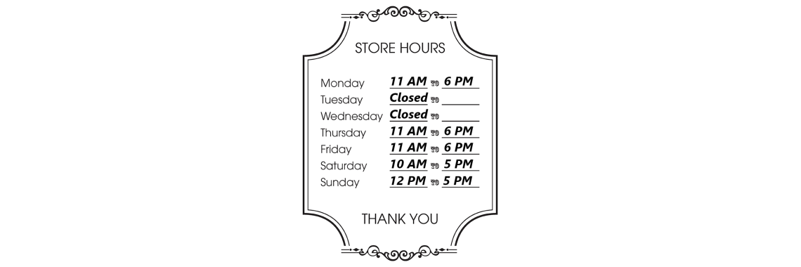 Store Hours