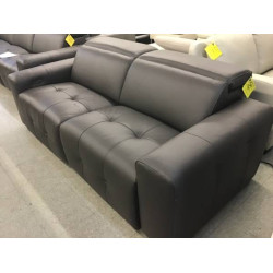 Haigan 2 Pc. Leather Sectional with 2 Power Recliners