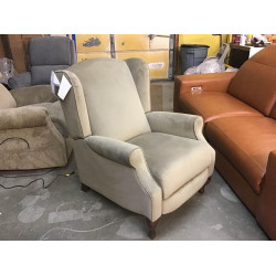 Edda Fabric Push Through Arm Recliner