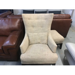 Roselake Fabric Accent Chair & Ottoman Set