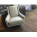 Maida Leather Swivel Chair
