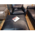 Simon Li Alfera 3-Piece Leather Set with Ottoman