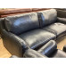 Simon Li Alfera 3-Piece Leather Set with Ottoman