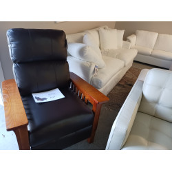 Harrison Chocolate Pushback Recliner