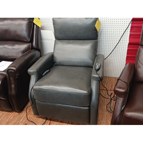 Cainsey Grey Leather Lift Chair