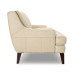 Jazaria Leather Chair and Ottoman Set