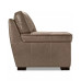 Myars Set - Brown Leather Sofa, Chair, Ottoman