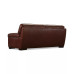 Myars Cognac Leather Sofa & Ottoman