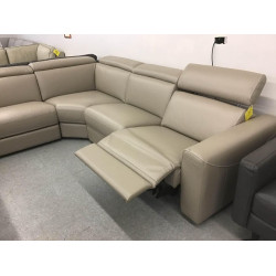 Chateau D'ax Gemma Power Reclining Leather Sectional